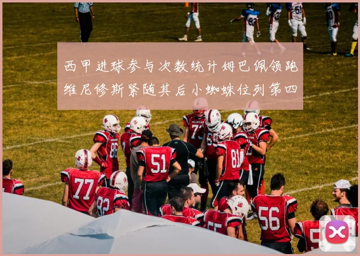 西甲进球参与次数统计姆巴佩领跑维尼修斯紧随其后小蜘蛛位列第四