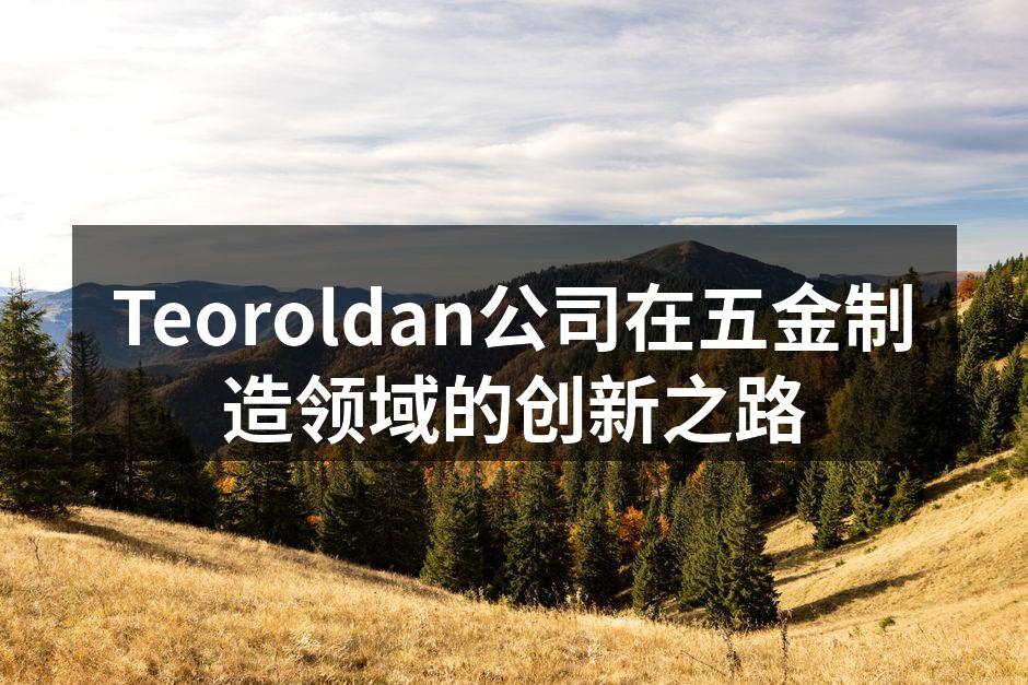 Teoroldan新型高强度合金螺丝